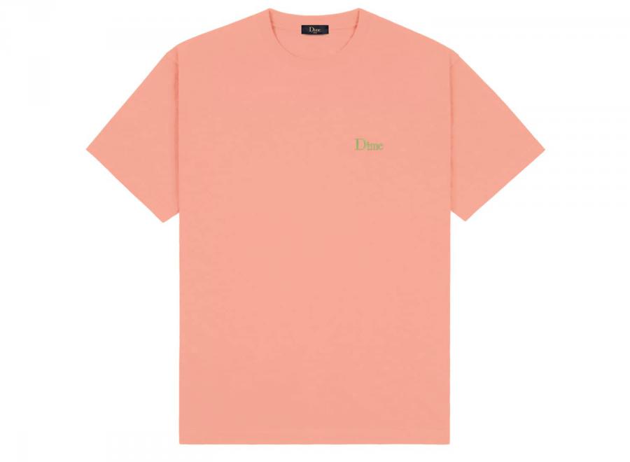 Dime Classic Small Logo Tshirt Pink Clay - Dime