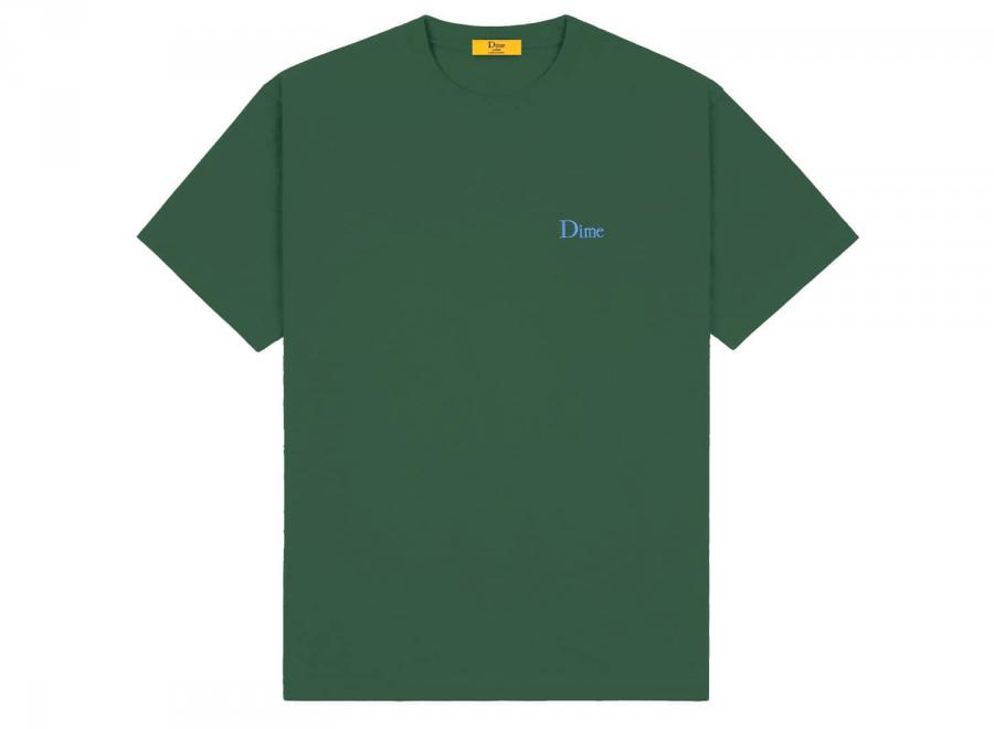 Dime Classic Small Logo Tshirt Rainforest - Dime