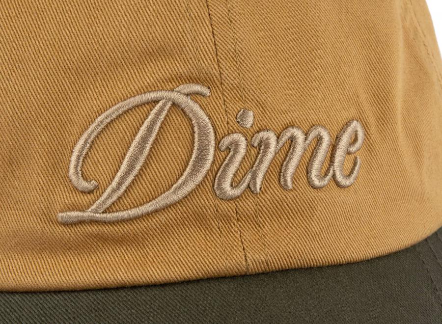 Dime Cursive Low Pro Cap Wheat / Green - Dime