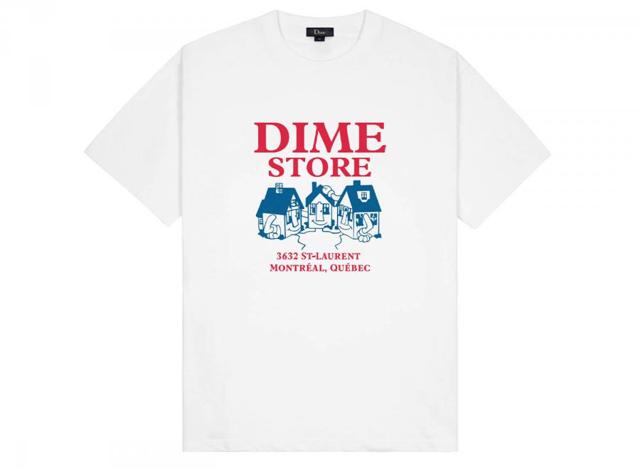 Dime Skateshop Tshirt White - Dime