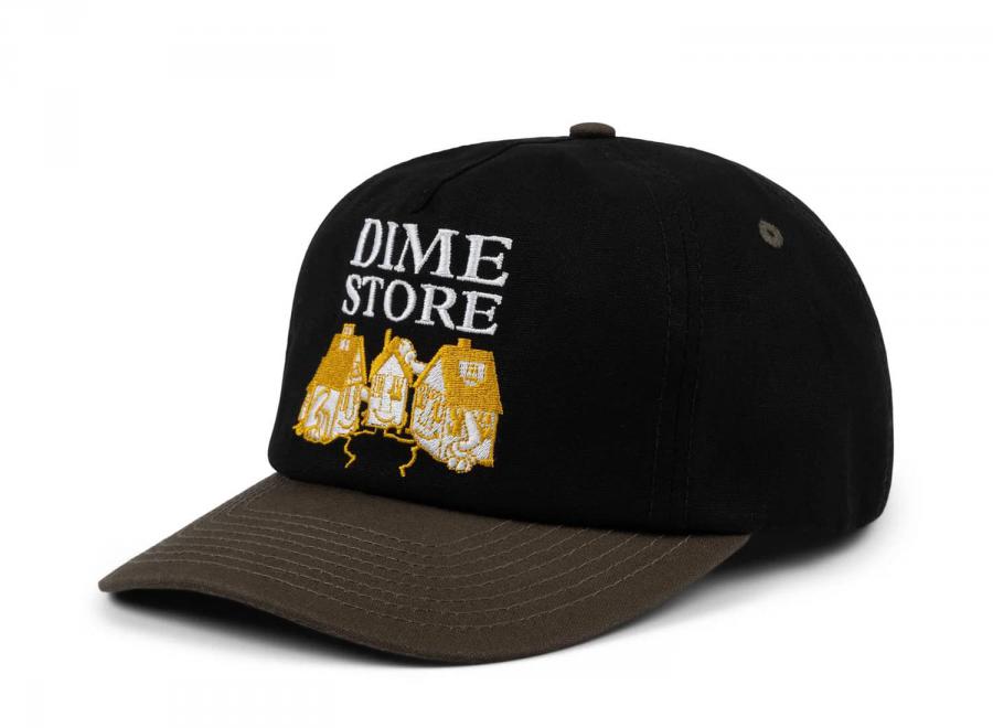 Dime Skateshop Worker Cap Black - Dime