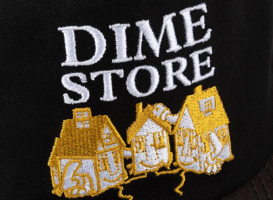 Dime Skateshop Worker Cap Black - Dime