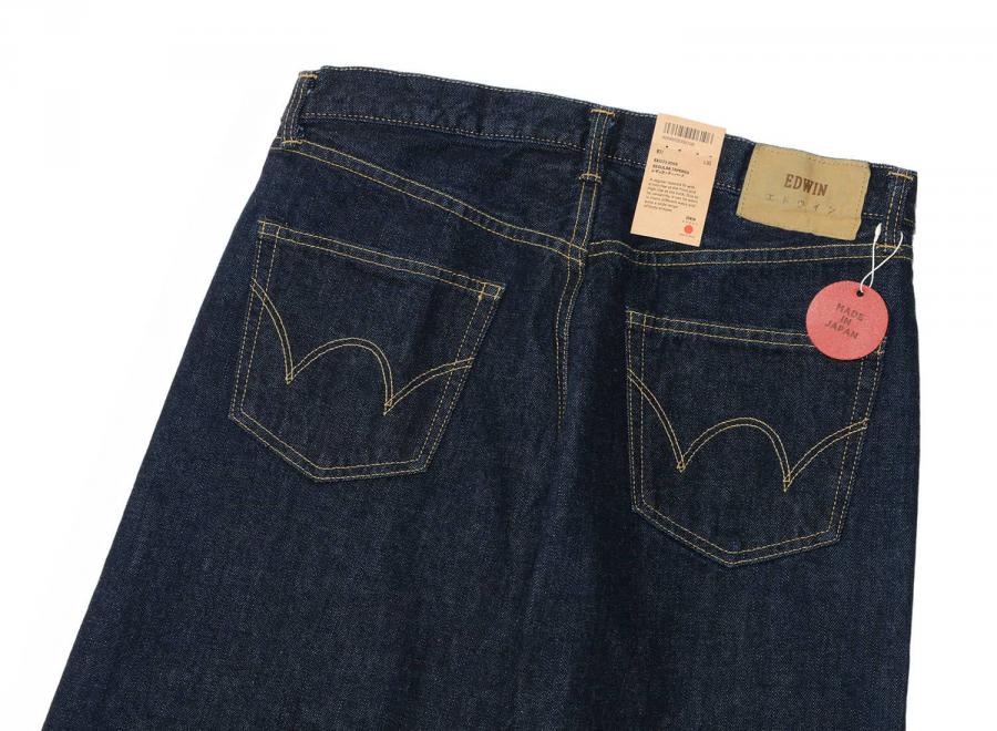 Edwin Regular Tapered Kurabo Recycle Denim Selvage Rinsed I030675 - Edwin