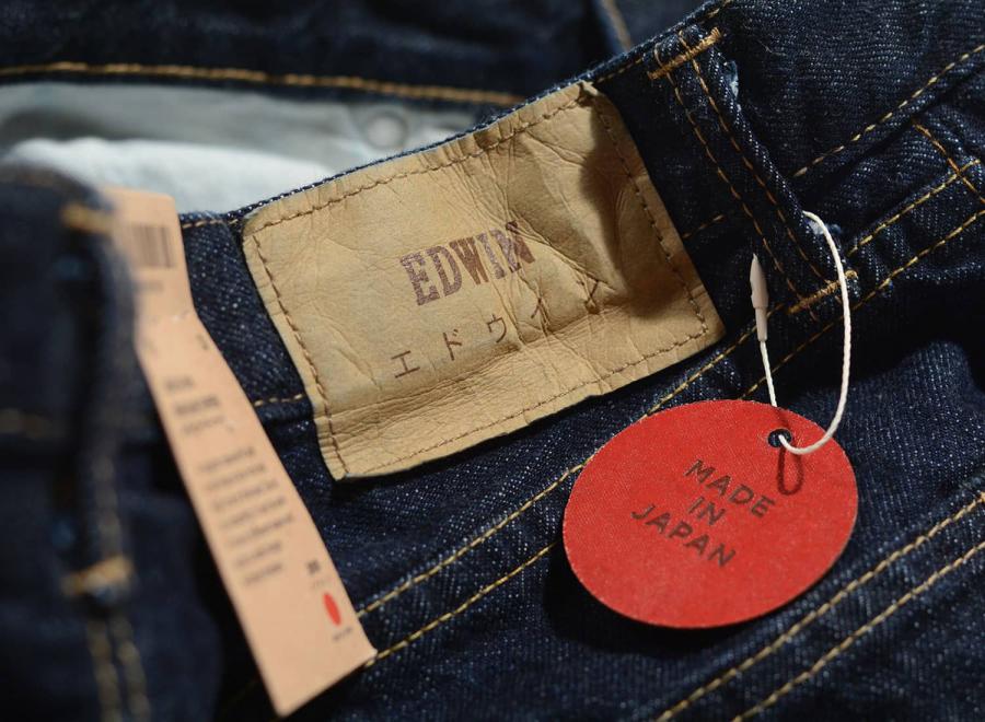 Edwin Regular Tapered Kurabo Recycle Denim Selvage Rinsed I030675 - Edwin