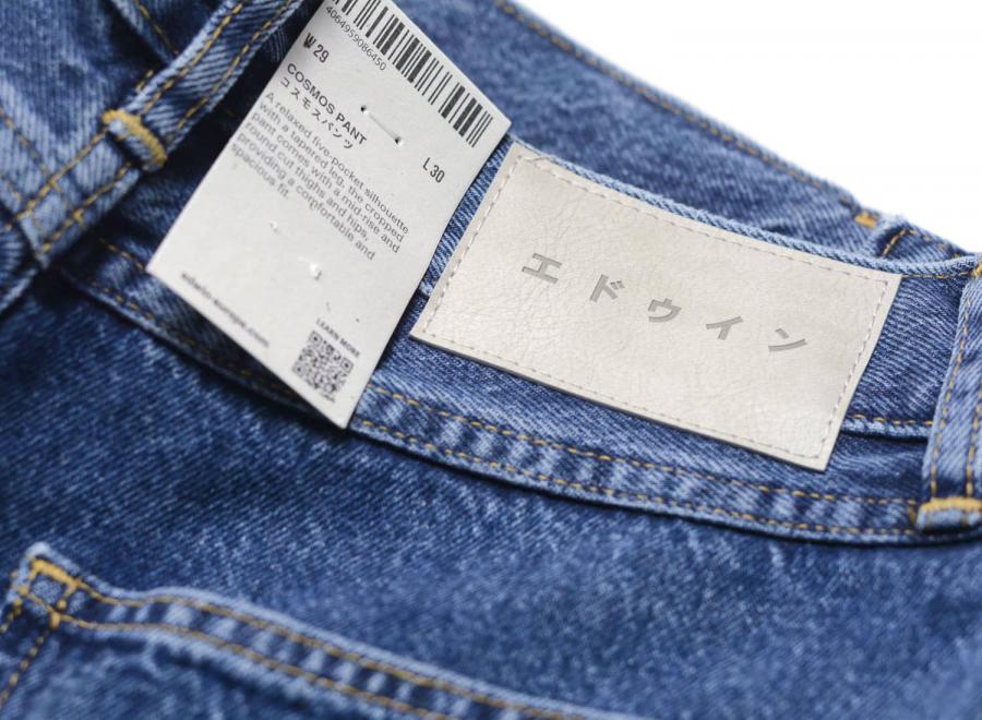 Edwin Cosmos Pant Arctic Blue Mid Marble Wash I032556 - Edwin