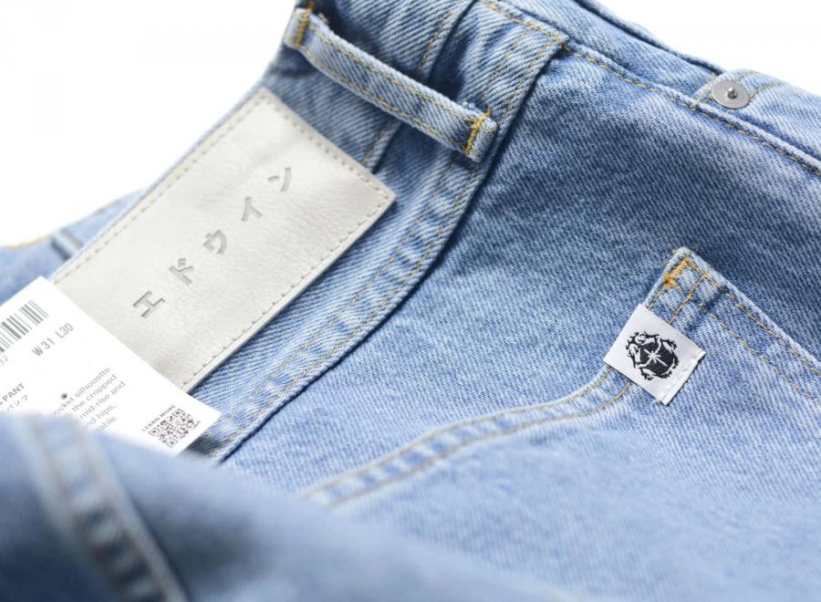 Edwin Cosmos Pant Artic Blue Heavy Bleach Wash I034926 - Edwin