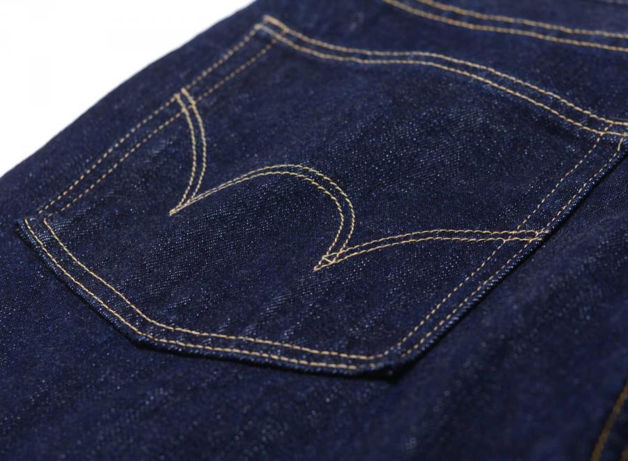 Edwin Loose Fit Kurabo Denim Red Selvage Blue Rinsed I034256 - Edwin