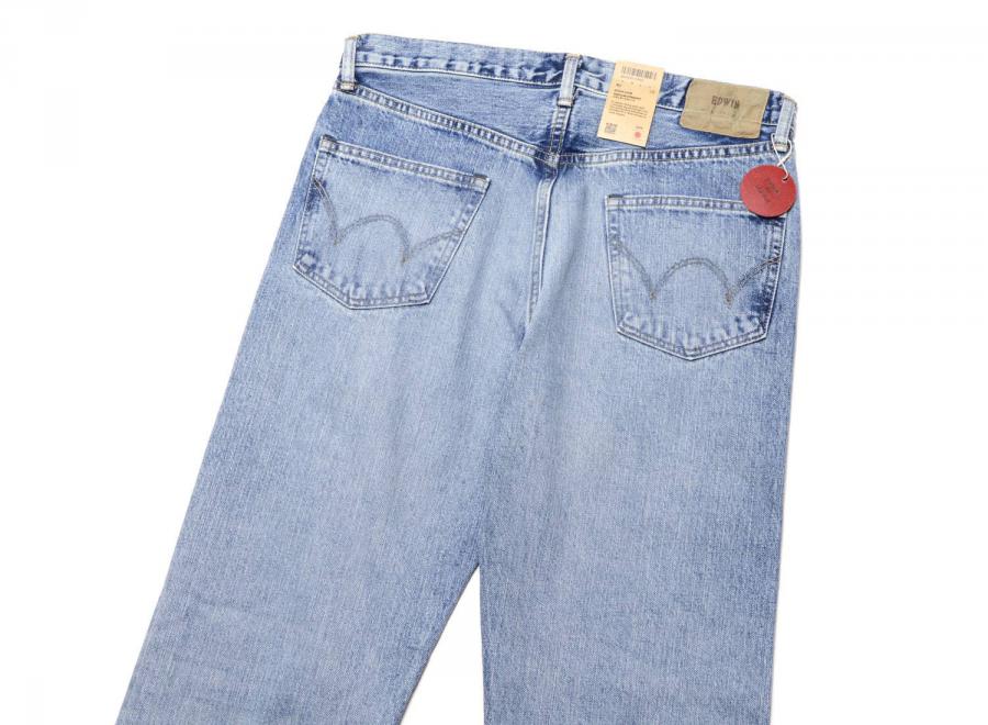 Edwin Regular Straight Kurabo Denim Blue Light Used I034254 - Edwin