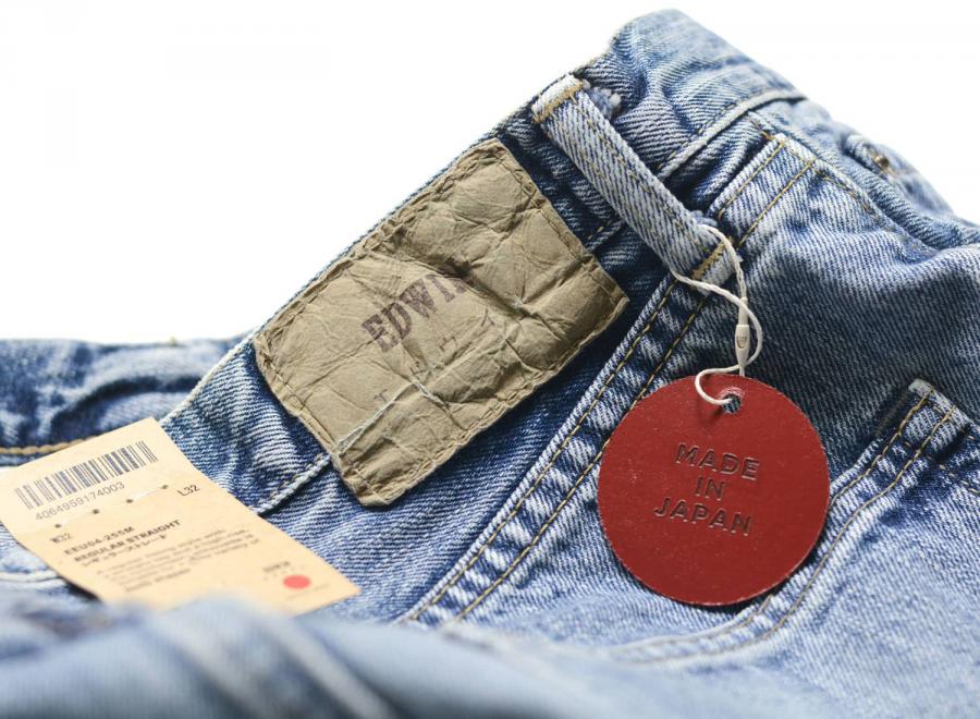 Edwin Regular Straight Kurabo Denim Blue Light Used I034254 - Edwin