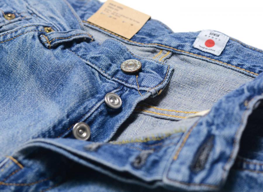 Edwin Regular Tapered Kaihara Indigo Red Selvage Blue Light Used I033516 - Edwin