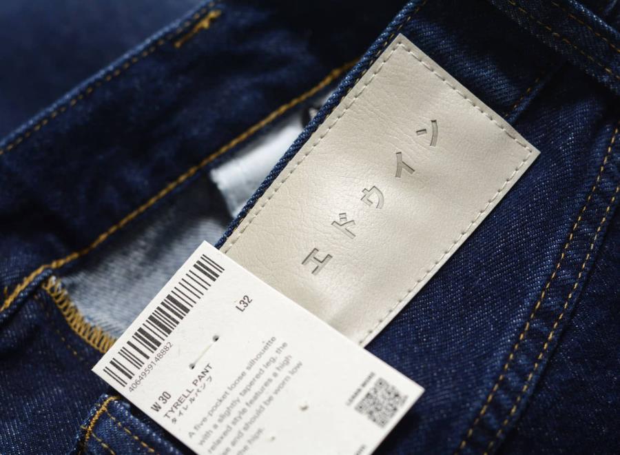 Edwin Tyrell Pant Arctic Blue Denim Blue Dark Marble Wash I032557 - Edwin