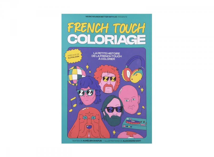 French Touch Coloriage - Rap Coloriage