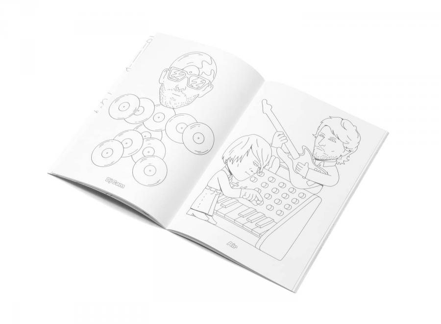 French Touch Coloriage - Rap Coloriage