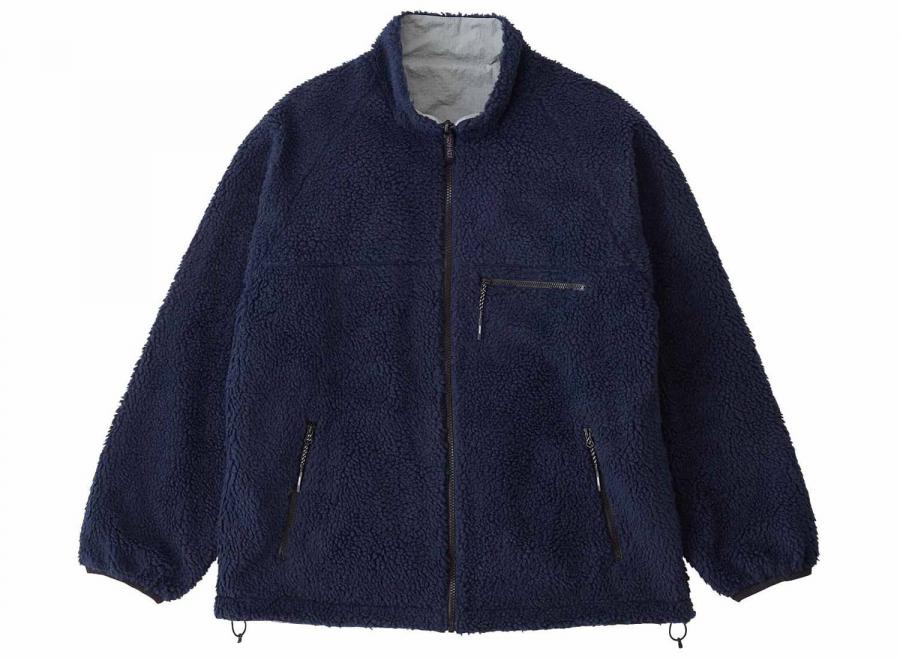 Gramicci Reversible Sherpa Jacket Navy / Grey G5FU-J014 - Gramicci
