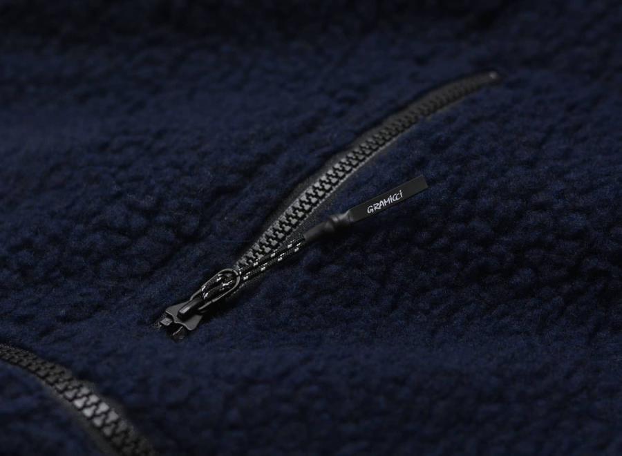 Gramicci Reversible Sherpa Jacket Navy / Grey G5FU-J014 - Gramicci