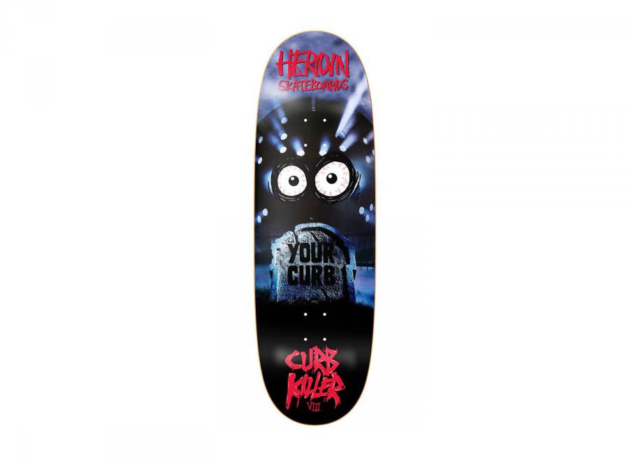 Heroin Skateboards Curb Killer 8 Deck - Heroin Skateboards
