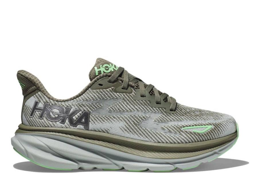 Hoka Clifton 9 Olive Haze / Mercury - Hoka