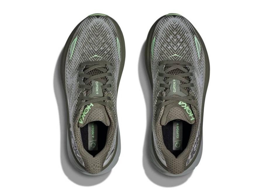 Hoka Clifton 9 Olive Haze / Mercury - Hoka