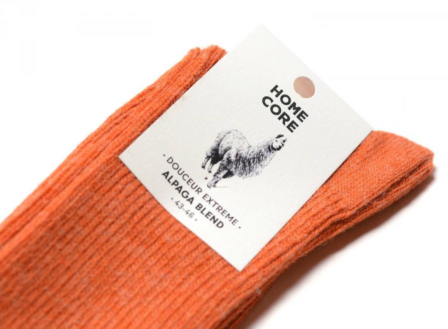 Homecore Alpaca Blend Socks Mountain Bordeaux - Homecore