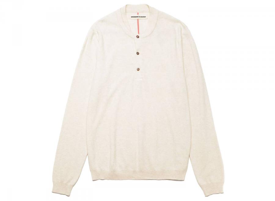 Homecore Ike Polo Ash Cream - Homecore