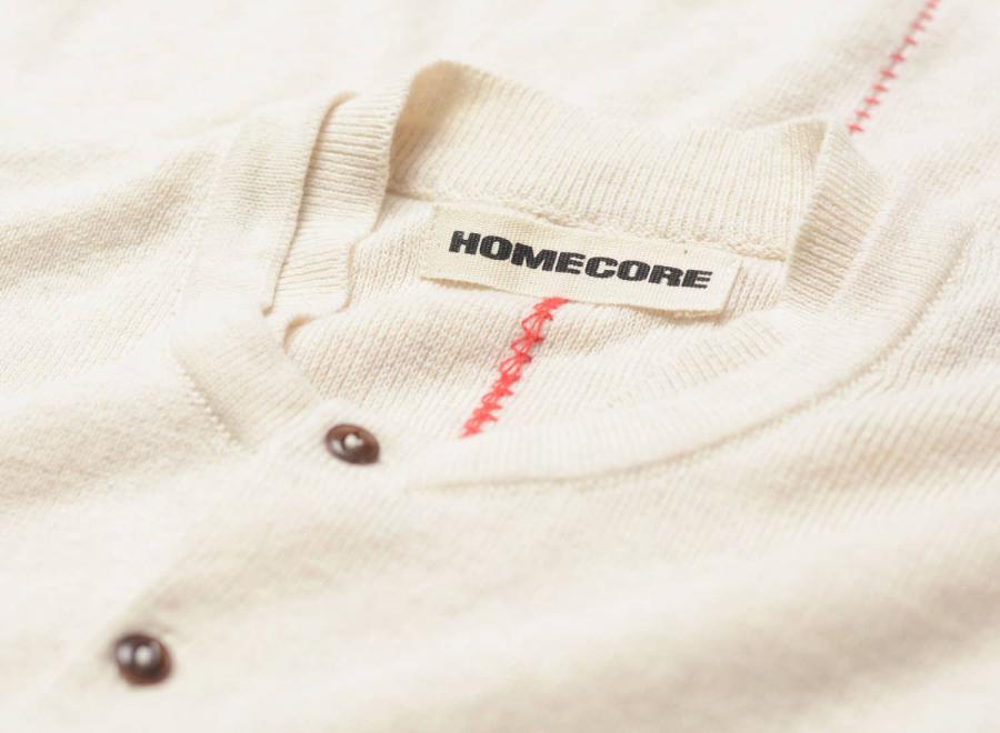 Homecore Ike Polo Ash Cream - Homecore
