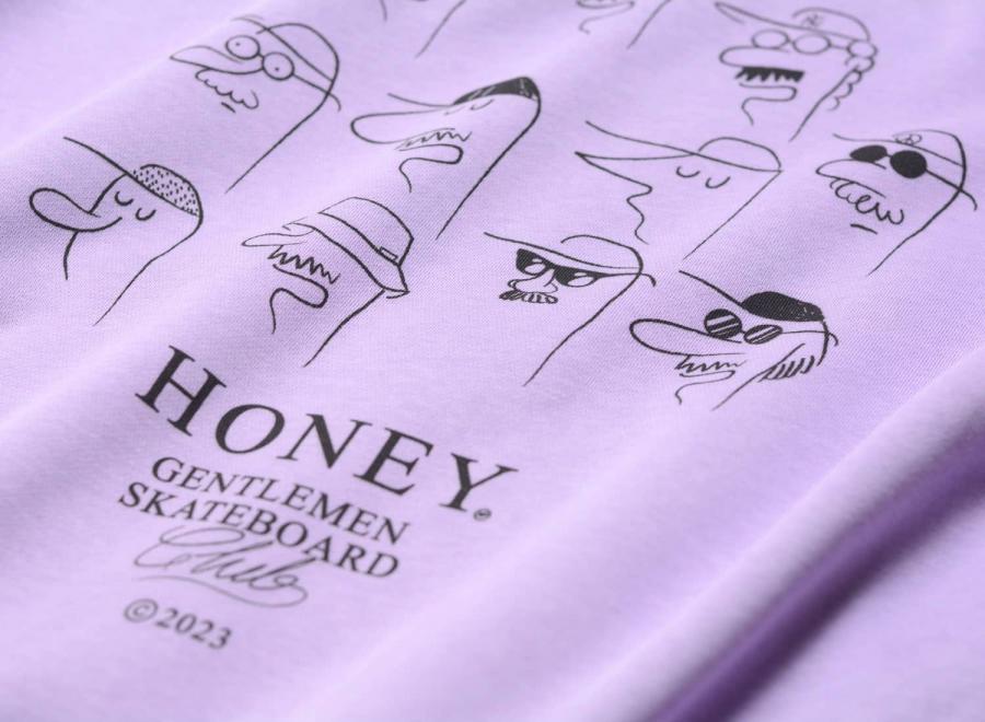 Honey Gentlemen Hoodie Lilas - Honey Skateshop
