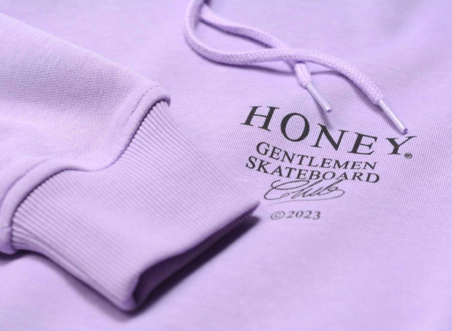 Honey Gentlemen Hoodie Lilas - Honey Skateshop