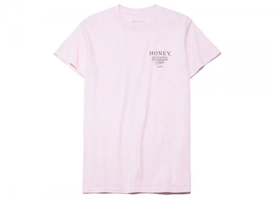 Honey Gentlemen Club Tee Pink - Honey Skateshop