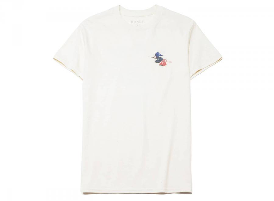 Honey Multi Caps Club Tee Ecru - Honey Skateshop