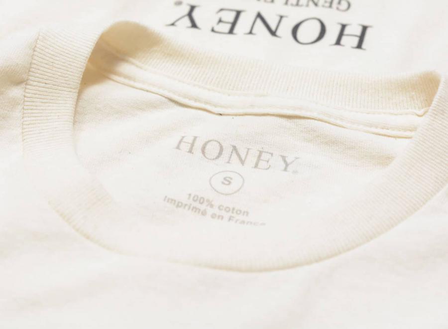 Honey Multi Caps Club Tee Ecru - Honey Skateshop