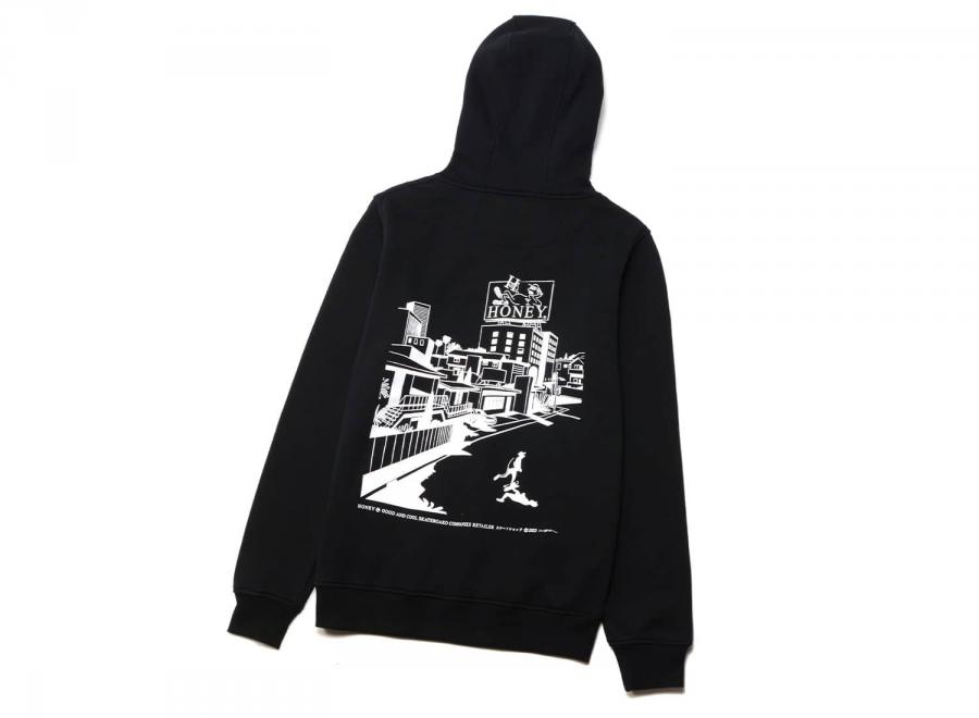 Honey Neighborhood Hoodie Black - Honey Skateshop