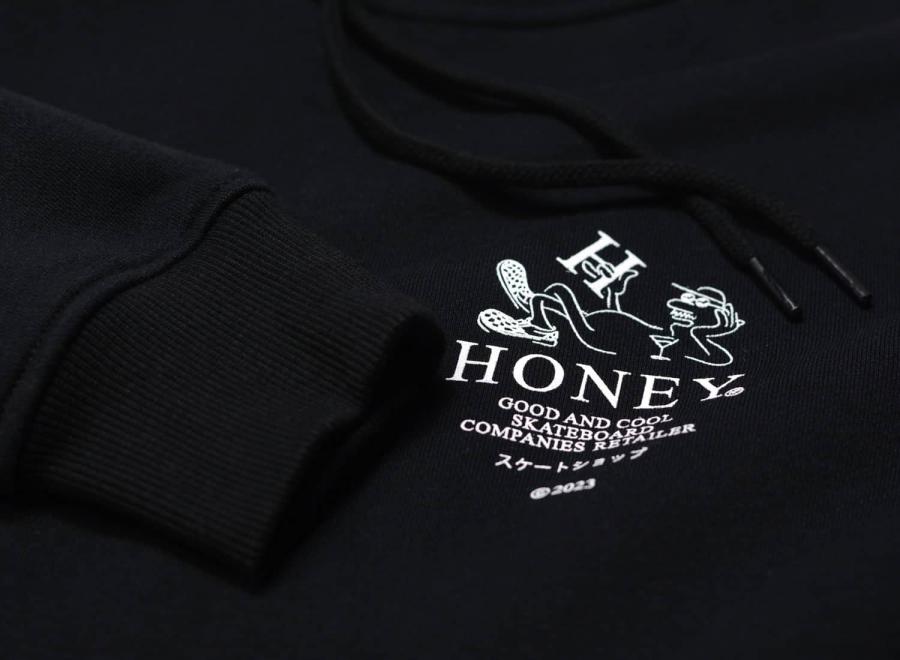 Honey Neighborhood Hoodie Black - Honey Skateshop