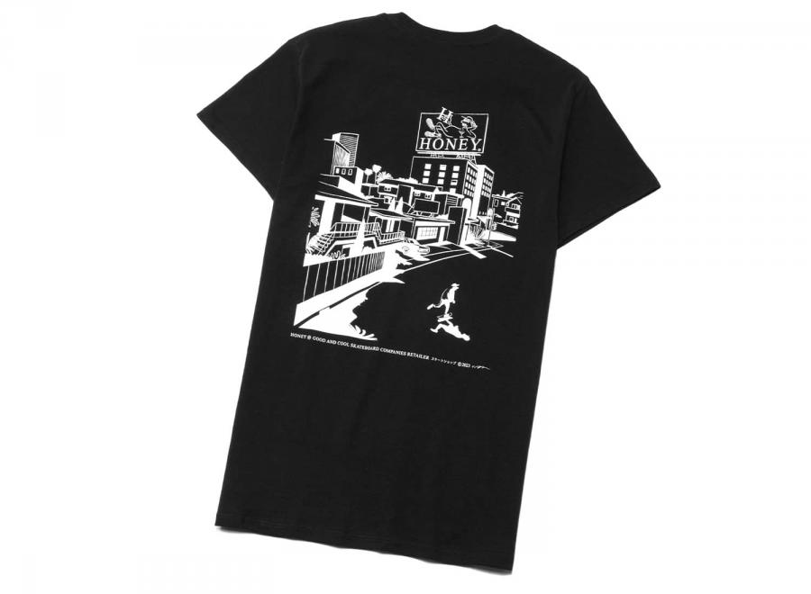 Honey Neighborhood Tee Black - Honey Skateshop