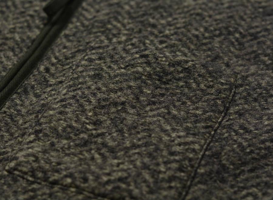 Kestin Bute Herringbone Wool Vest Moss - Kestin