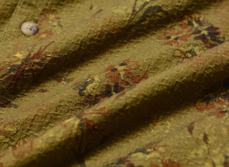 Kestin Crammond Floral Shirt Olive - Kestin