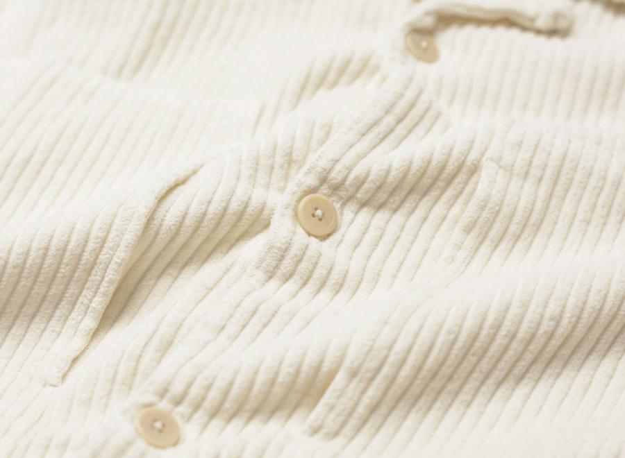 Kestin Durno Corduroy Overshirt Ecru - Kestin