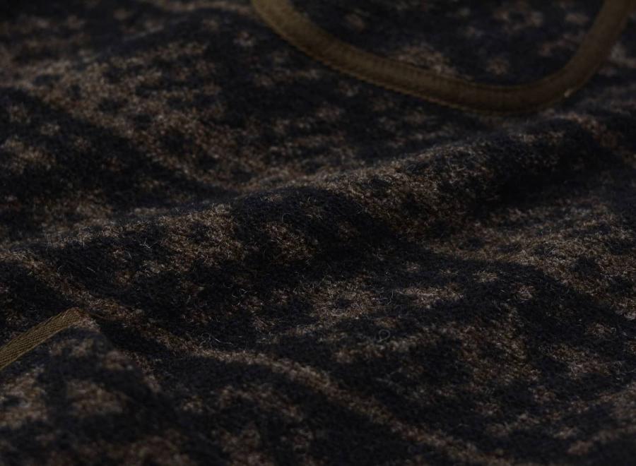 Kestin Neist Knitted Fairisle Cardigan Peat / Black - Kestin