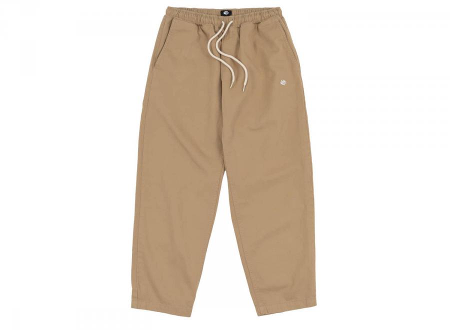 Magenta Slack Pants Beige - Magenta
