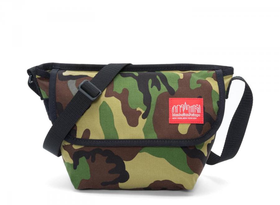 Manhattan Portage Nylon Messenger Bag Camouflage - Manhattan Portage