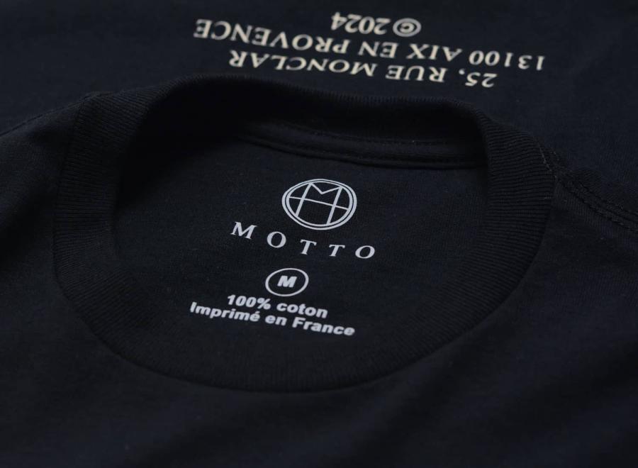 Motto Logo Tee Camo Black - Novoid Plus