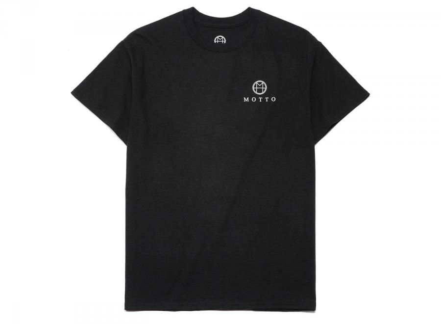 Motto Logo Tee Leopard Black - Novoid Plus