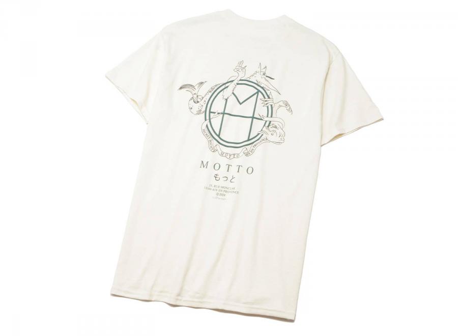 Motto Logo Tee Mermaid Natural - Novoid Plus