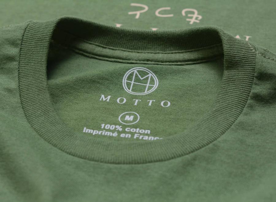 Motto Logo Tee Symbolism Military - Novoid Plus