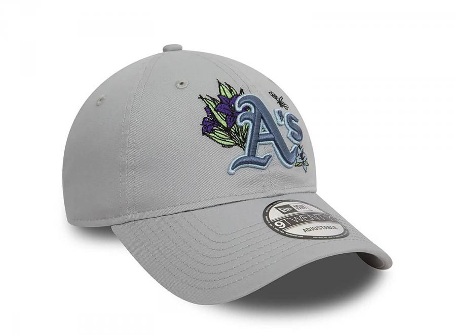 New Era 9TWENTY Oakland Athletics MLB Floral Grey 60503562 - New Era