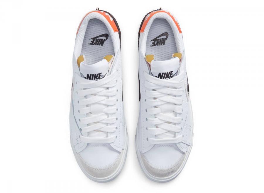 Nike Blazer Low Jumbo Glitch Swoosh Magma Orange DV6484-100 - Nike