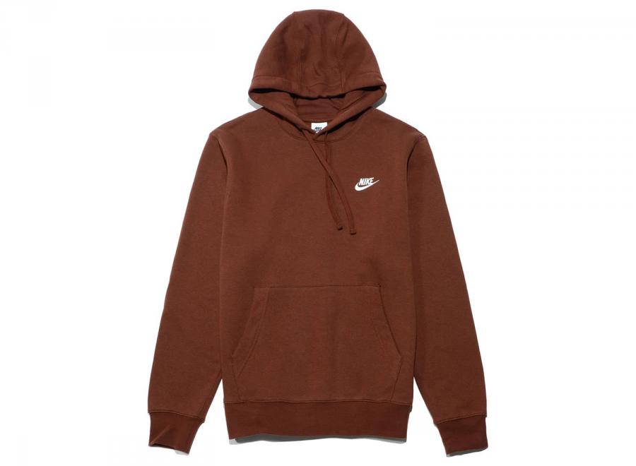 Nike Club Fleece Hoodie Oxen Brown BV2654-217 - Nike
