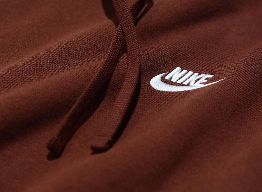 Nike Club Fleece Hoodie Oxen Brown BV2654-217 - Nike
