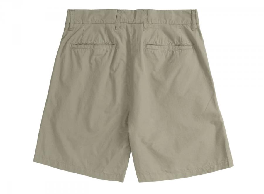 Norse Projects Benn Relaxed Typewriter Pleated Short Clay - Norse Projects