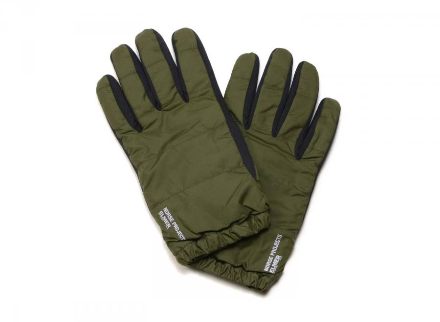 Norse Projects Elmer Pertex Quantum Insulated Glove Arrmy Green - Norse Projects