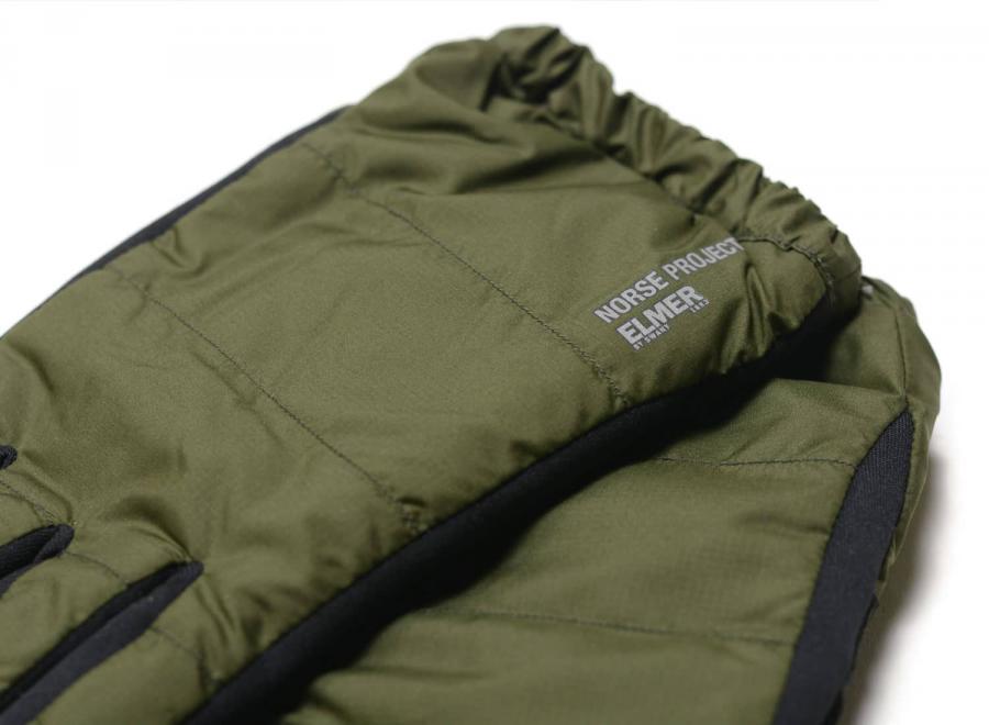 Norse Projects Elmer Pertex Quantum Insulated Glove Arrmy Green - Norse Projects
